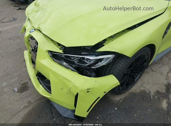 WBS53AY03NFM89739 2022 BMW M3 Yellow Front view
