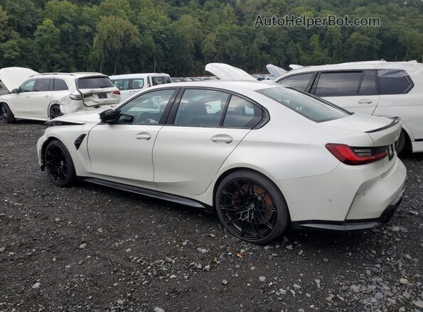 WBS53AY08PFP01084 2023 BMW M3 White უკანა მარცხენა