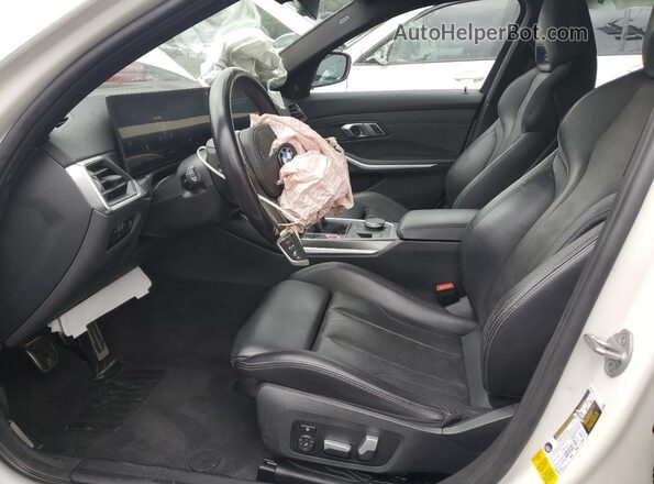 WBS53AY08PFP01084 2023 BMW M3 White წინა სალონის ხედი