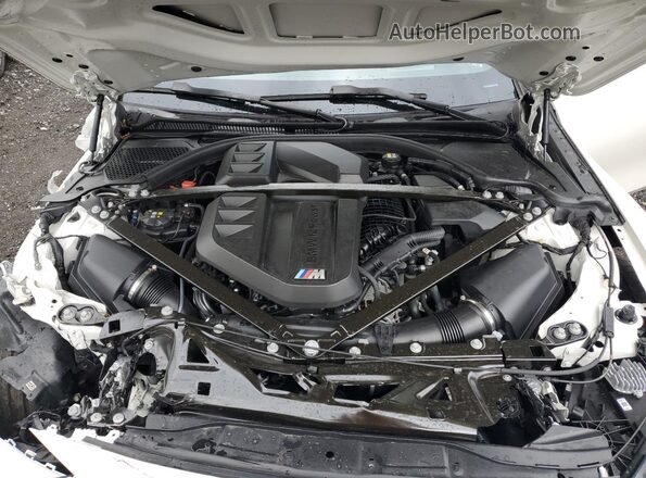 WBS53AY08PFP01084 2023 BMW M3 White უკანა სალონის ხედი