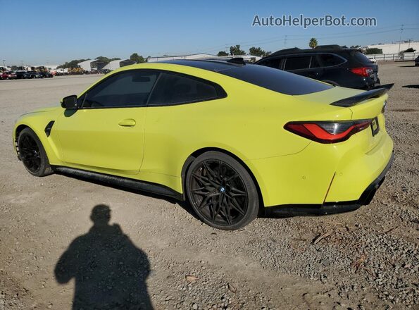 WBS53AZ00MCF87693 2021 BMW M4 Зеленый Задняя левая четверть