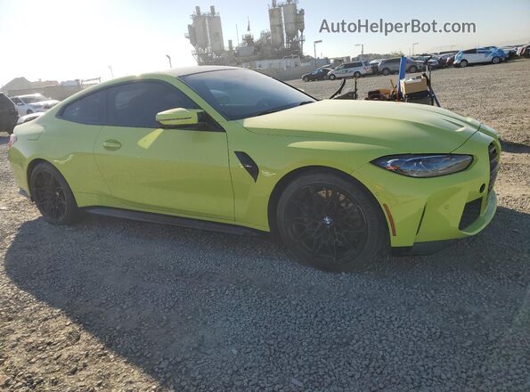 WBS53AZ00MCF87693 2021 BMW M4 Зеленый Передняя правая четверть
