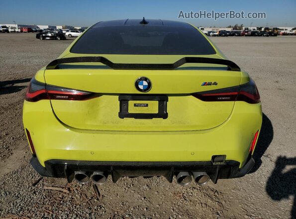 WBS53AZ00MCF87693 2021 BMW M4 Зеленый Вид сзади