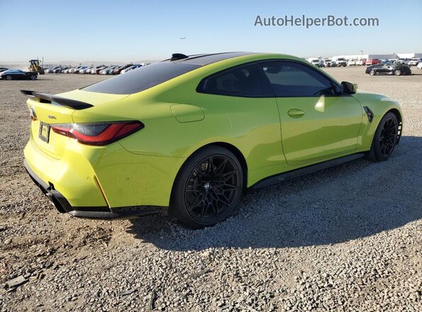 WBS53AZ00MCF87693 2021 BMW M4 Зеленый Задняя правая четверть