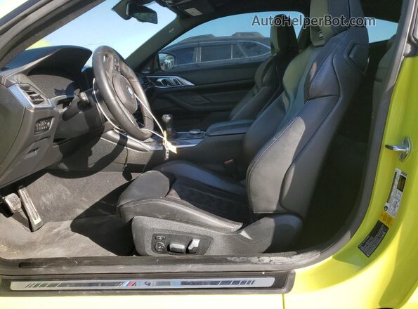WBS53AZ00MCF87693 2021 BMW M4 Зеленый Вид салона спереди