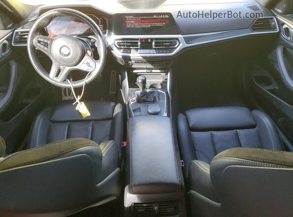 WBS53AZ00MCF87693 2021 BMW M4 Зеленый Вид панели приборов