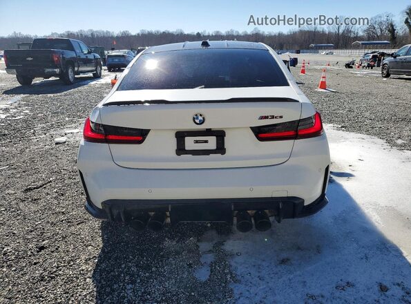 WBS63AY09RFS41618 2024 BMW M3 White Вид ззаду