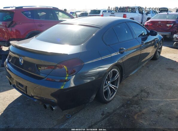 WBS6E9C53GG437220 2016 BMW M6 Black Задня права чверть