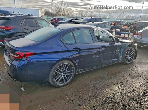 WBS83CH04PCN22583 2023 BMW M5 Blue Trasero derecho