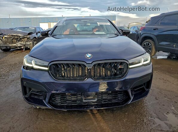 WBS83CH04PCN22583 2023 BMW M5 Blue Vista frontal