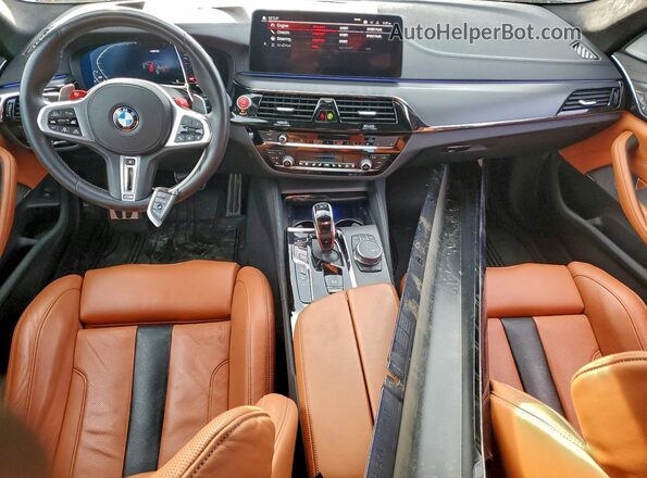 WBS83CH04PCN22583 2023 BMW M5 Blue Vista del salpicadero