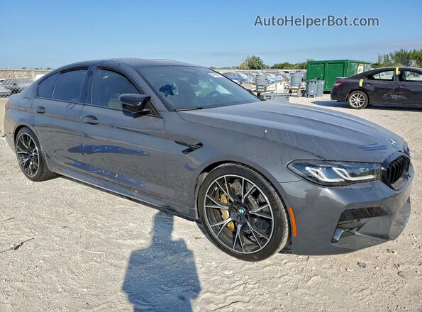 WBS83CH05MCF77820 2021 BMW M5 Gray Передня права чверть
