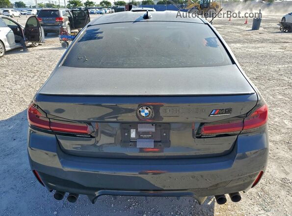 WBS83CH05MCF77820 2021 BMW M5 Gray Вид ззаду