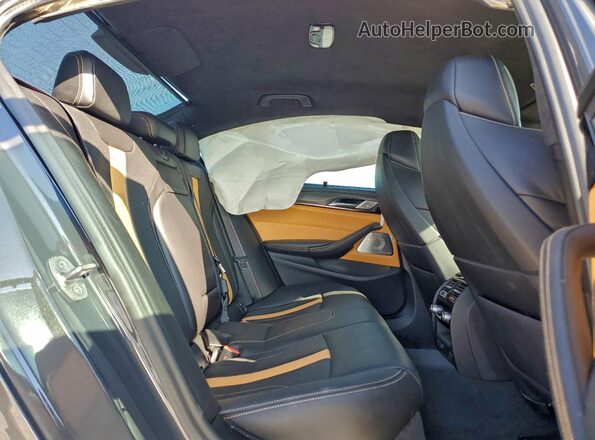 WBS83CH05MCF77820 2021 BMW M5 Gray Вид задніх сидінь