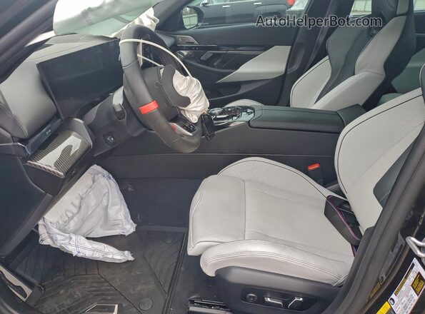 WBS83FK01TCV37112 2026 BMW M5 Charcoal Front interior view