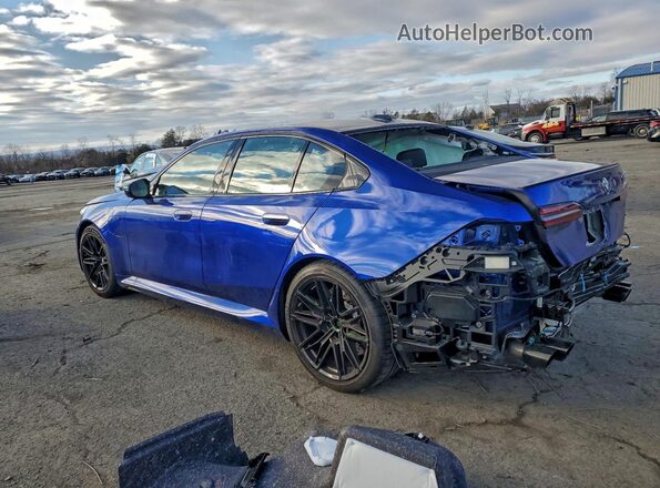 WBS83FK02TCV66179 2026 BMW M5 Blue Rear left