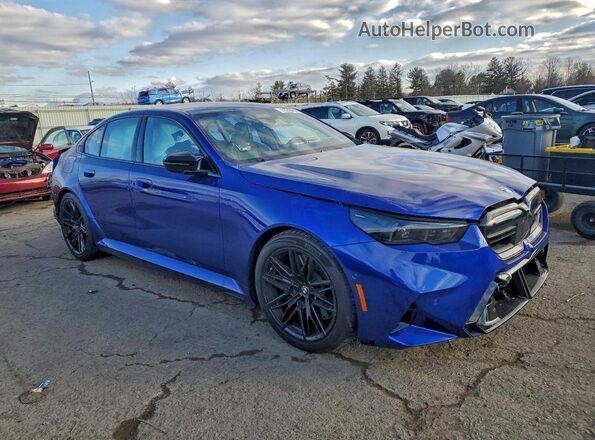 WBS83FK02TCV66179 2026 BMW M5 Blue Front right