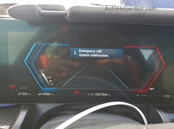 WBS83FK02TCV66179 2026 BMW M5 Blue Instrument cluster view