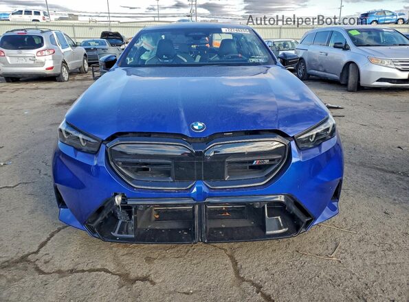 WBS83FK02TCV66179 2026 BMW M5 Blue Front view