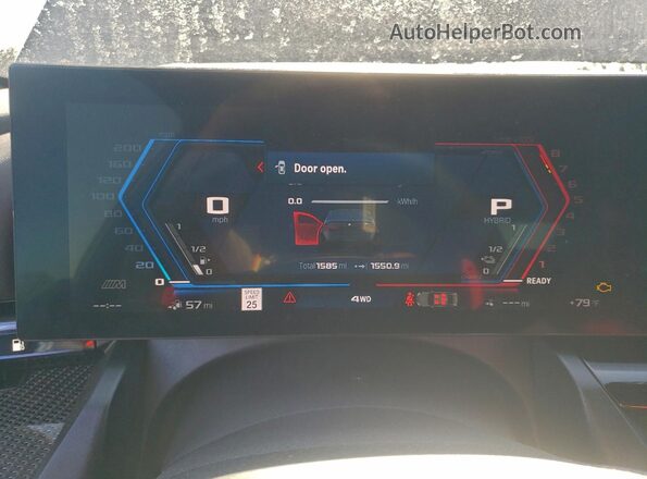 WBS83FK09SCT39005 2025 BMW M5 Черный Вид щитка приборов