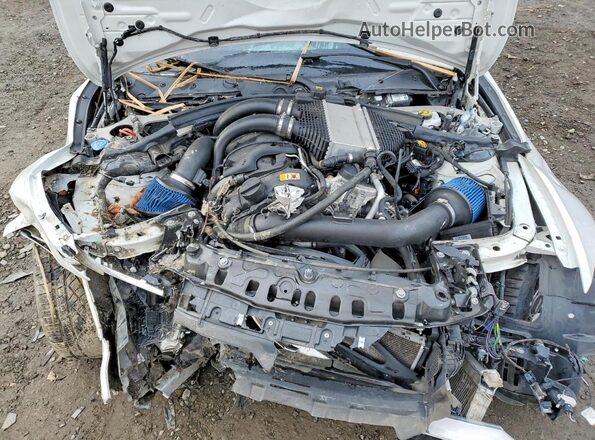 WBS8M9C51J5L00971 2018 BMW M3 White Vista interior trasera