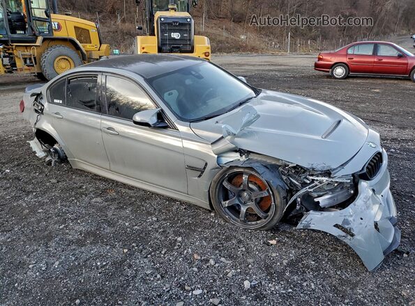WBS8M9C52J5K99684 2018 BMW M3 Gray Передня права чверть