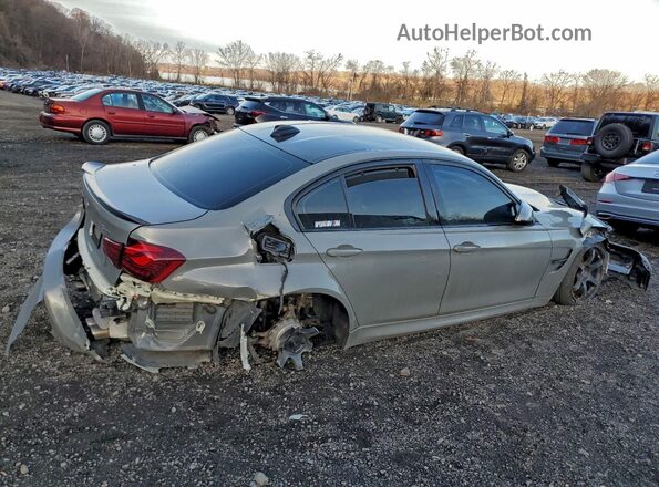 WBS8M9C52J5K99684 2018 BMW M3 Gray Задня права чверть