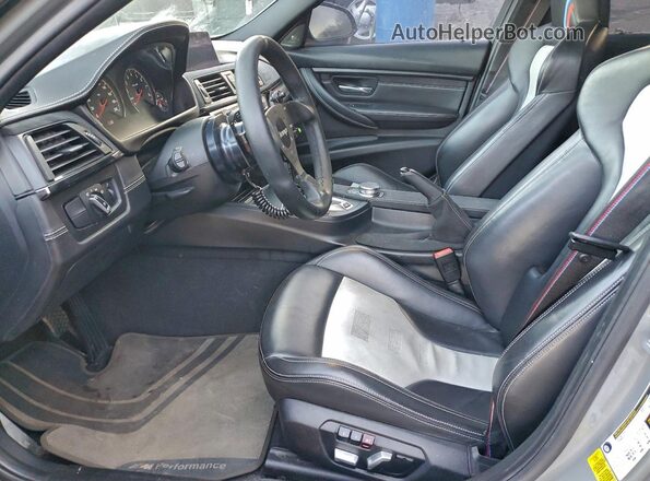 WBS8M9C52J5K99684 2018 BMW M3 Gray Вид салону спереду