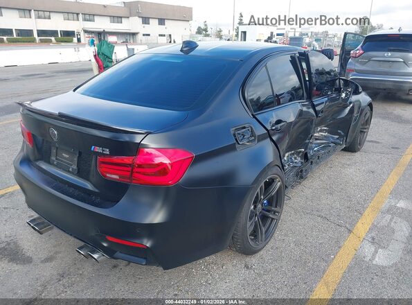 WBS8M9C54G5D31739 2016 BMW M3 Black Задня права чверть