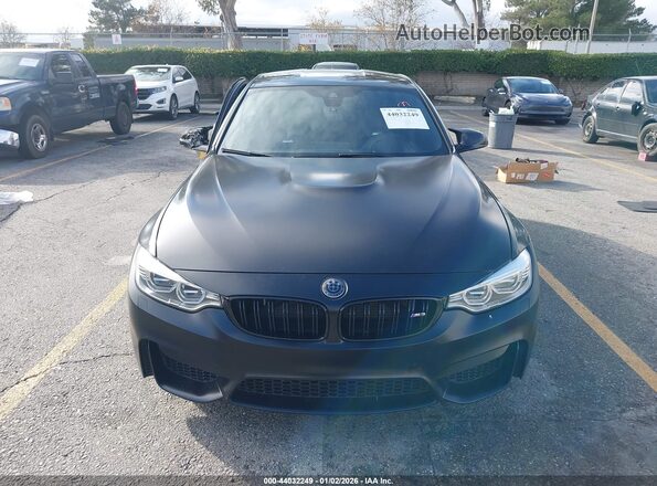 WBS8M9C54G5D31739 2016 BMW M3 Black Вид щитка приладів