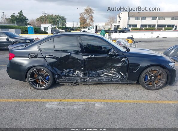 WBS8M9C54G5D31739 2016 BMW M3 Black Вид задньої частини салону