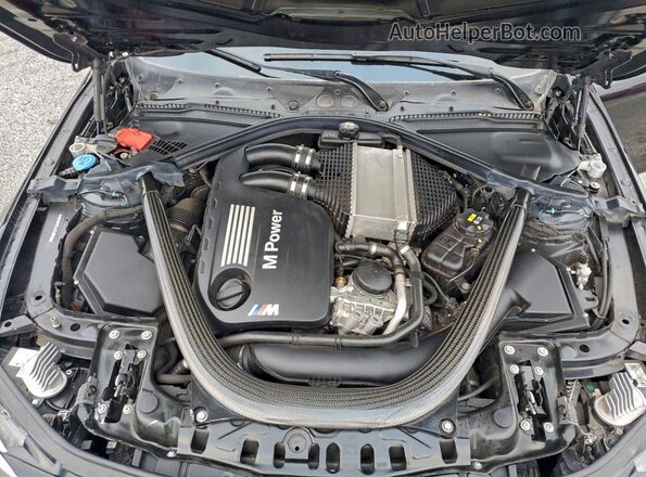 WBS8M9C54J5L00799 2018 BMW M3 Black უკანა სალონის ხედი