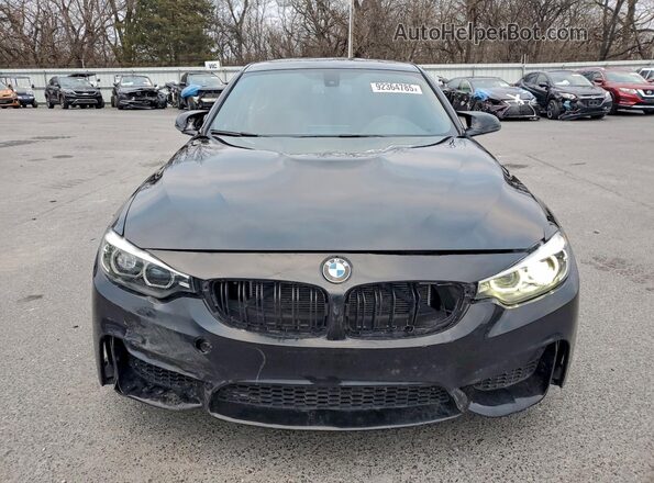 WBS8M9C54J5L00799 2018 BMW M3 Black წინა ხედი