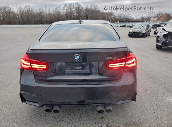 WBS8M9C54J5L00799 2018 BMW M3 Black უკანა ხედი