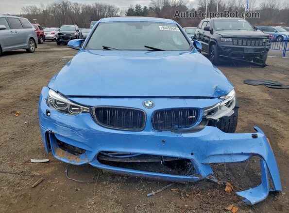 WBS8M9C56G5D30950 2016 BMW M3 Blue Widok z przodu