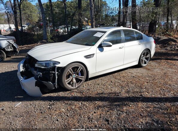 WBSFV9C52GD595775 2016 BMW M5 White Передня ліва чверть