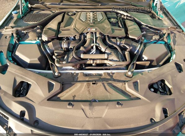 WBSGV0C01RCP21699 2024 BMW M8 Turquoise Vista trasera