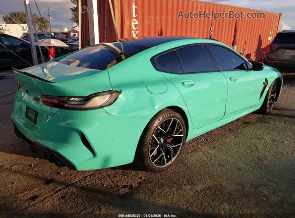 WBSGV0C01RCP21699 2024 BMW M8 Turquoise Trasero derecho