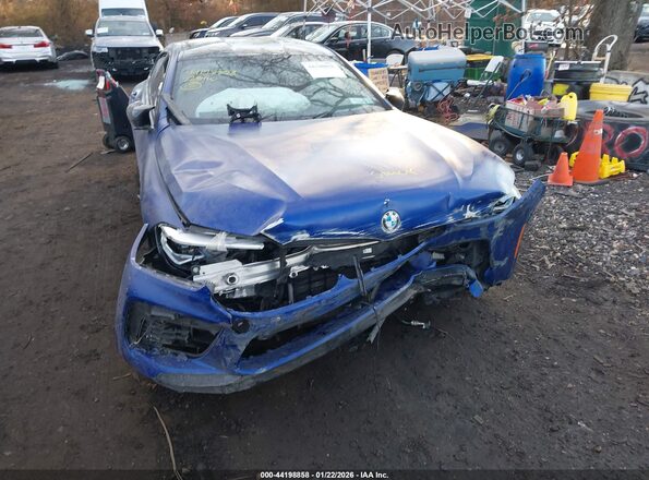 WBSGV0C03NCJ04010 2022 BMW M8 Blue წინა ხედი