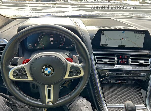 WBSGV0C06LCD74915 2020 BMW M8 Blue Front interior view