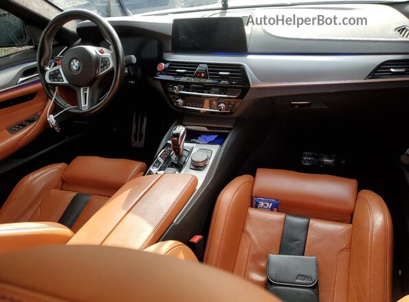 WBSJF0C01LB448778 2020 BMW M5 Gray Вид панелі приладів