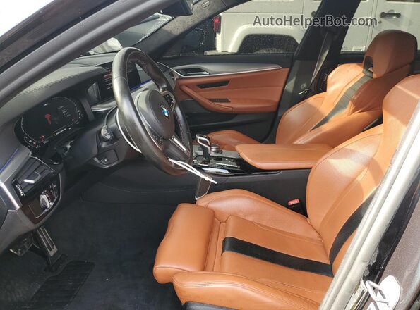 WBSJF0C01LB448778 2020 BMW M5 Gray Вид салону спереду