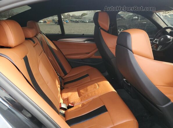 WBSJF0C01LB448778 2020 BMW M5 Gray Вид задніх сидінь