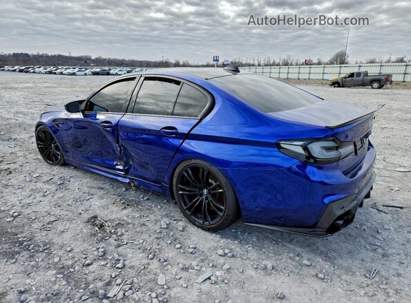 WBSJF0C58KB284892 2019 BMW M5 Blue Հետևի ձախ