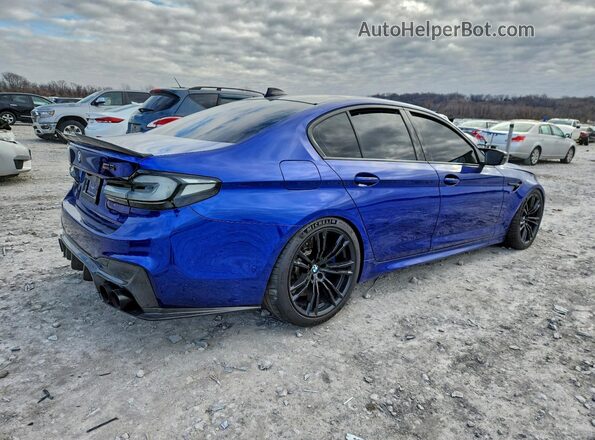 WBSJF0C58KB284892 2019 BMW M5 Blue Հետևի աջ