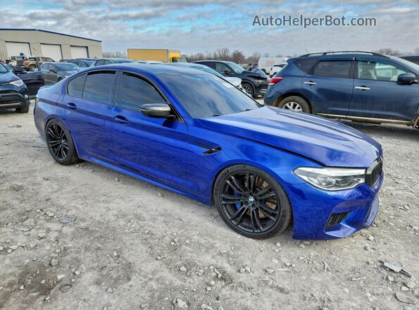 WBSJF0C58KB284892 2019 BMW M5 Blue Առջևի աջ