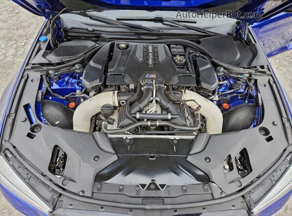 WBSJF0C58KB284892 2019 BMW M5 Blue Սալոնի հետևի տեսք