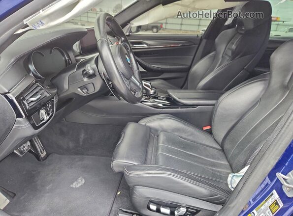 WBSJF0C58KB284892 2019 BMW M5 Blue Սալոնի դիմացի տեսք