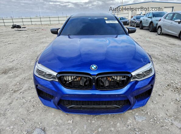 WBSJF0C58KB284892 2019 BMW M5 Blue Դիմացի տեսք