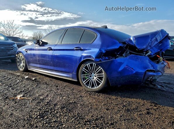 WBSJF0C59JB282308 2018 BMW M5 Blue Rear left
